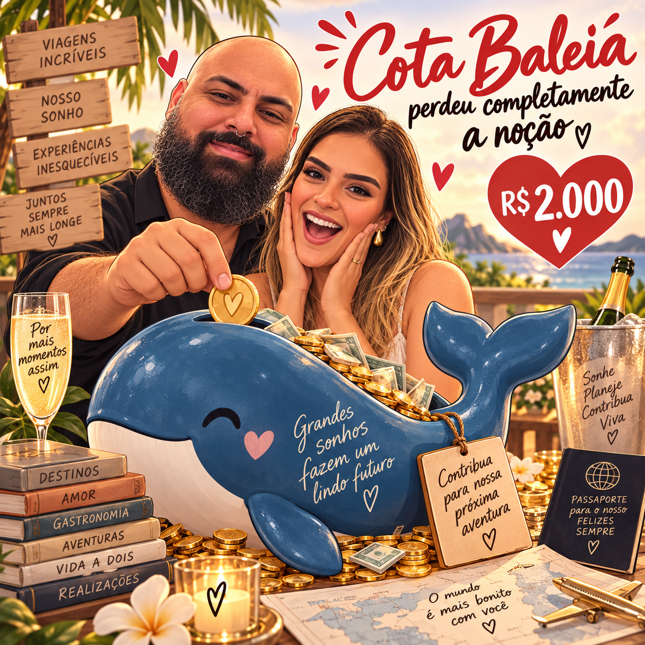Cota Baleia — perdeu completamente a noção