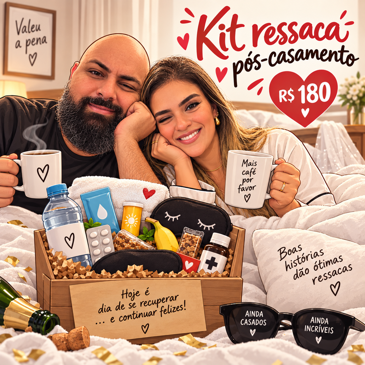 Kit ressaca pós-casamento
