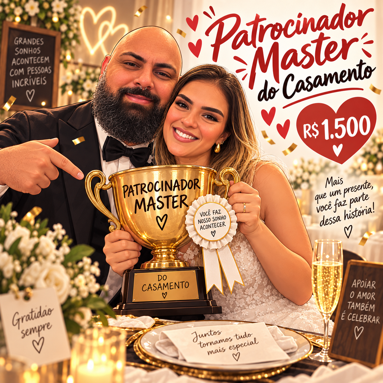 Patrocinador Master do Casamento
