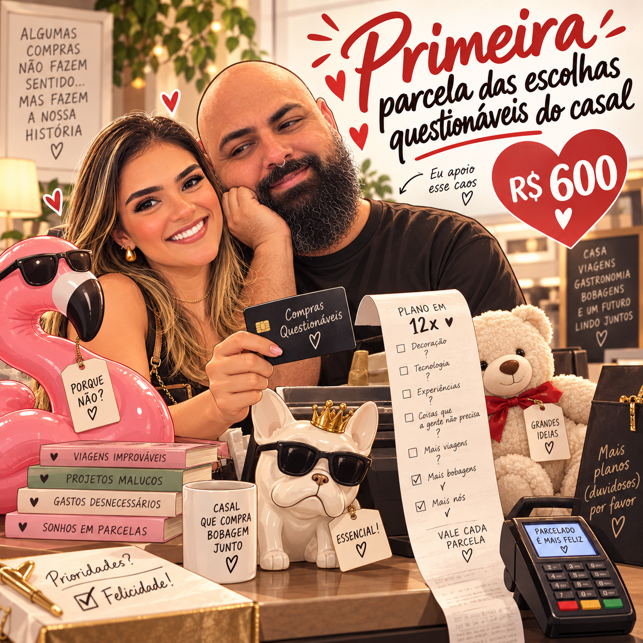 Primeira parcela das escolhas questionáveis do casal