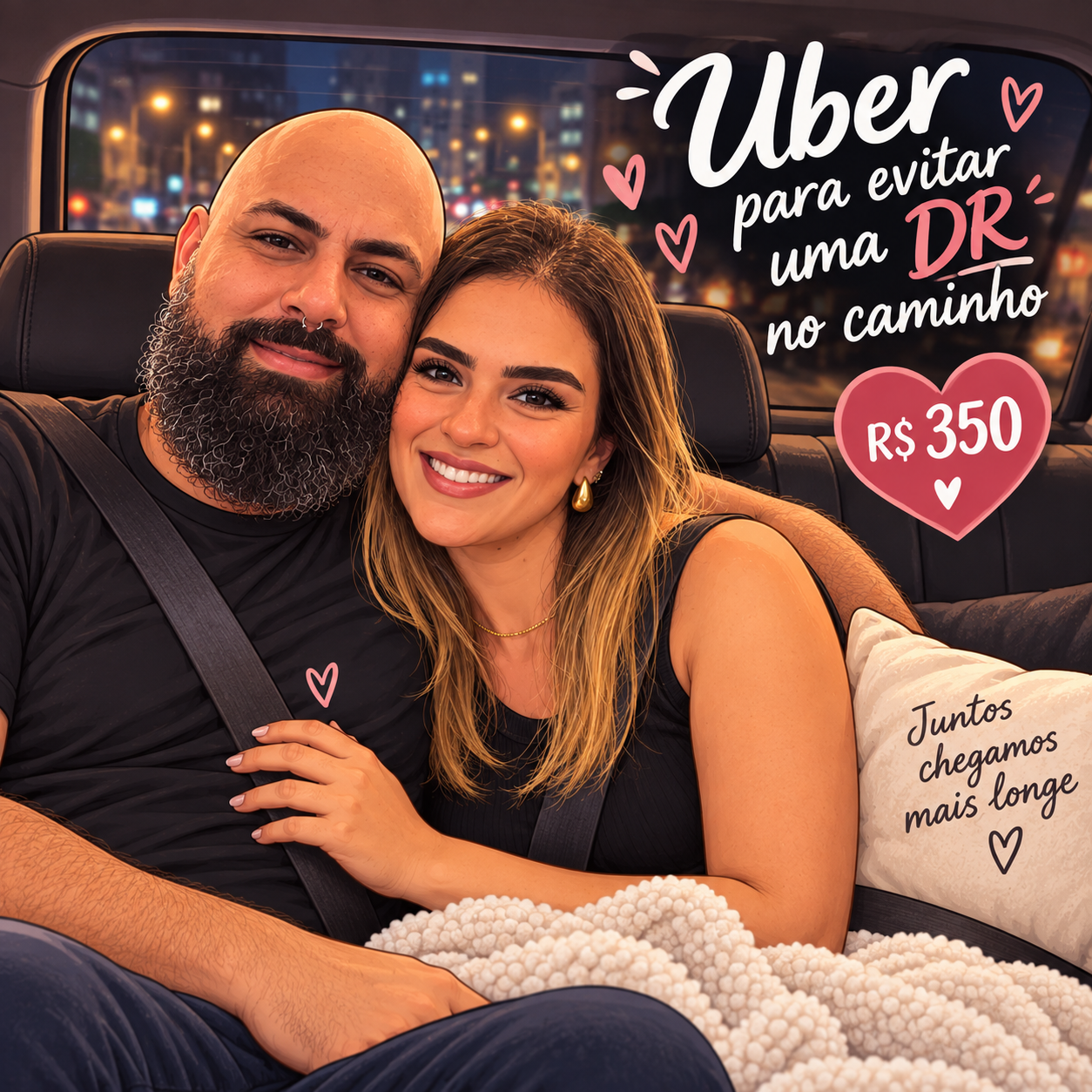 Uber para evitar uma DR no caminho