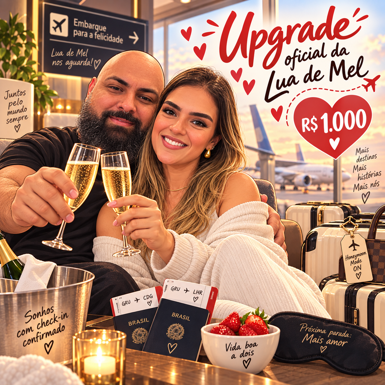 Upgrade oficial da Lua de Mel